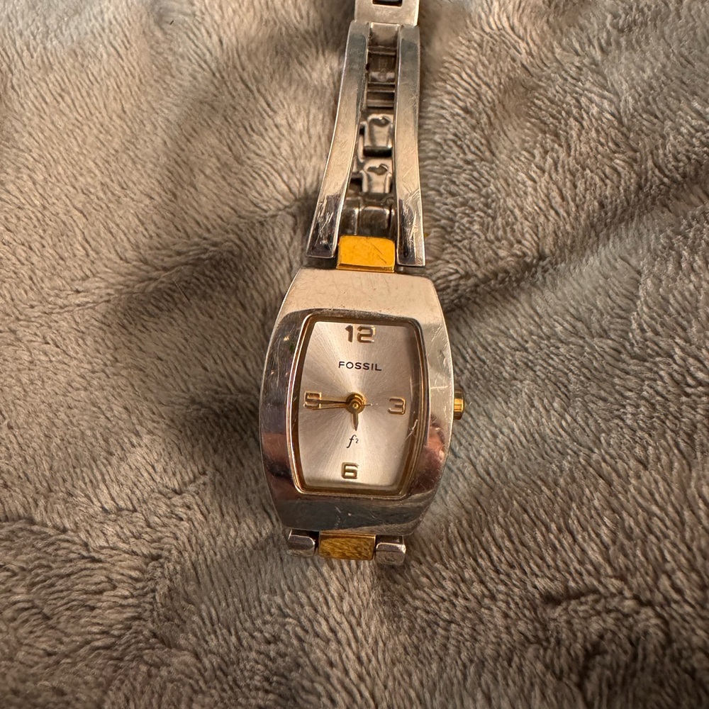 Fossil Silver and Gold Women's Watch